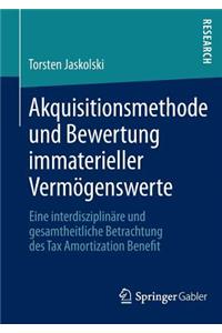 Akquisitionsmethode Und Bewertung Immaterieller Vermögenswerte