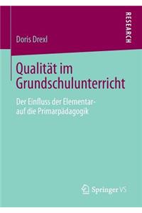 Qualität Im Grundschulunterricht