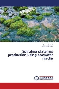 Spirulina platensis production using seawater media