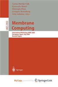Membrane Computing