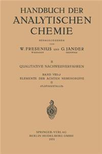 Elemente Der Achten Nebengruppe II