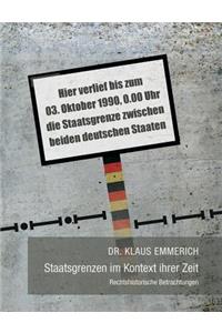 Staatsgrenzen im Kontext ihrer Zeit