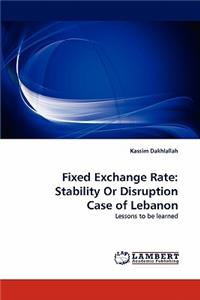 Fixed Exchange Rate
