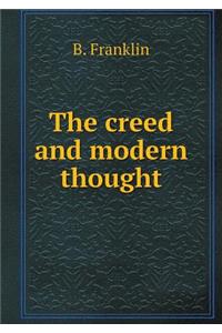 The Creed and Modern Thought