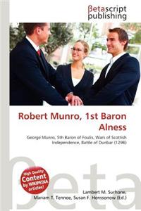 Robert Munro, 1st Baron Alness