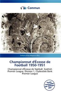Championnat D' Cosse de Football 1950-1951