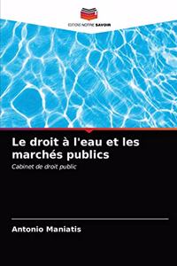 droit à l'eau et les marchés publics