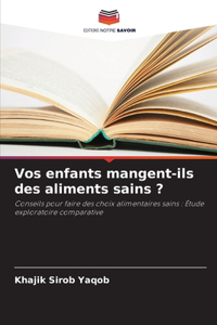 Vos enfants mangent-ils des aliments sains ?