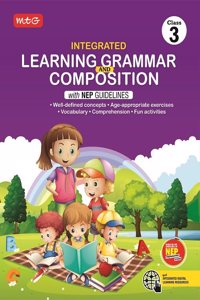MTG Class-3 Integrated Learning Grammar And Composition Book with NEP Guidelines | Well-defined Concepts, Vocabulary & Comprehension