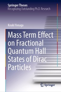Mass Term Effect on Fractional Quantum Hall States of Dirac Particles