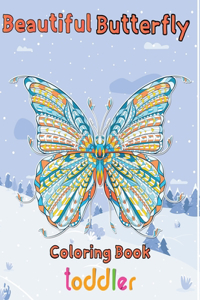 Beautiful Butterfly Coloring Book Toddler
