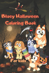 Bluey Halloween Coloring Book for kids