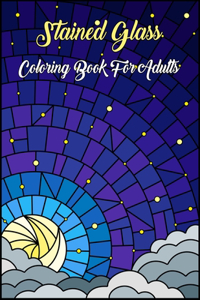 Stained Glass Coloring Book For Adults