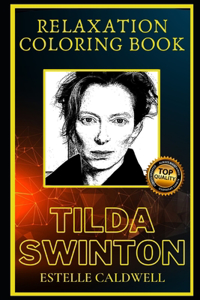 Tilda Swinton Relaxation Coloring Book