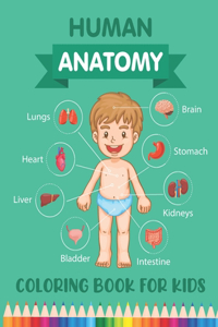 Human Anatomy Coloring Book for Kids