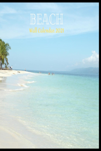 Beach Wall Calendar 2021