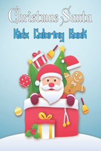 Christmas Santa Kids Coloring Book