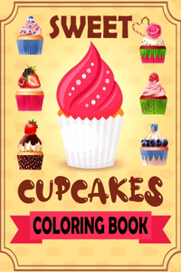 Sweet Cupcakes Coloring Book