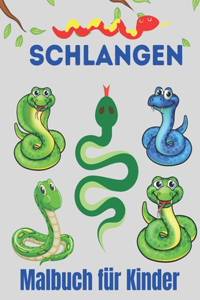 Schlangen Malbuch für Kinder