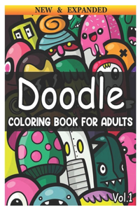 Doodle: Coloring Book for Adults 50 Coloring Pages Wonderful Coloring Books for Grown-Ups, Relaxing, Inspiration (Volume 1)