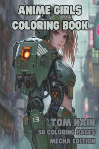 Anime Girls Coloring Book
