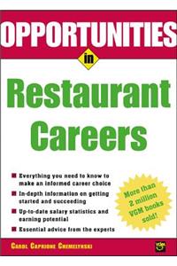 Opportunities in Restaurant Careers