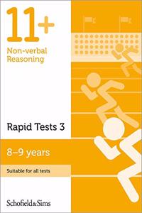 11+ Non-verbal Reasoning Rapid Tests Book 3: Year 4, Ages 8-9