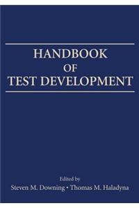 Handbook of Test Development