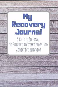 My Recovery Journal A Guided Journal to Support Recovery from any Addictive Behavior