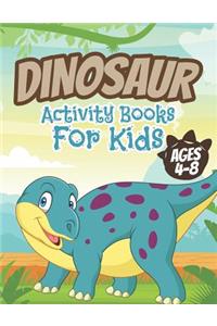 Dinosaur Activity Books For Kids Ages 4-8