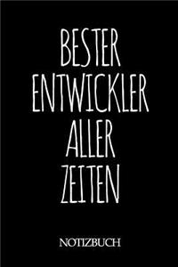 Bester Entwickler Aller Zeiten Notizbuch