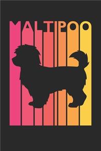 Maltipoo Journal - Vintage Maltipoo Notebook - Gift for Maltipoo Lovers