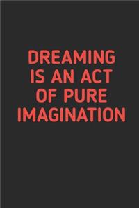 Dreaming is An Act Of Pure Imagination