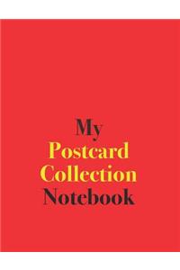My Postcard Collection Notebook