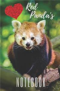 Red Panda Notebook