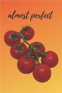 Tomato Lovers Blank Lined Journal Notebook