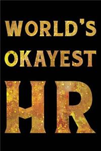 World's Okayest HR Notebook Gold