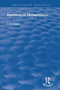 Elements of Metaphysics