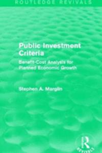 Public Investment Criteria (Routledge Revivals)