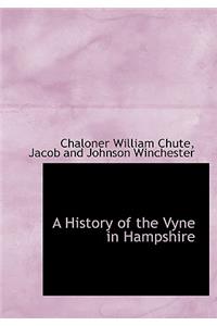 History of the Vyne in Hampshire