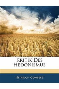 Kritik Des Hedonismus