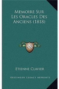 Memoire Sur Les Oracles Des Anciens (1818)