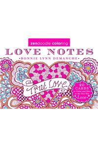 Zendoodle Coloring: Love Notes