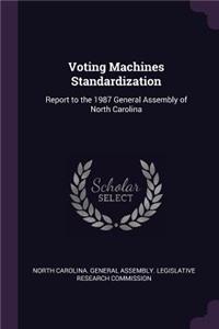 Voting Machines Standardization