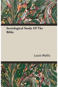 Sociological Study of the Bible