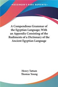Compendious Grammar of the Egyptian Language; With an Appendix Consisting of the Rudiments of a Dictionary of the Ancient Egyptian Language