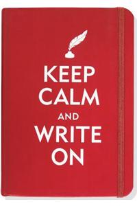 Keep Calm & Write on Journal (Diary, Notebook)