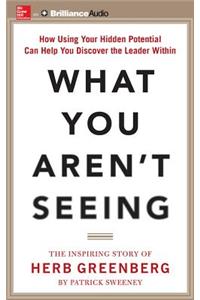 What You Aren't Seeing: How Using Your Hidden Potential Can Help You Discover the Leader Within, the Inspiring Story of Herb Greenberg