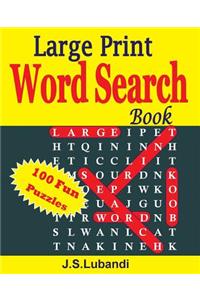 Large Print Word Search Book