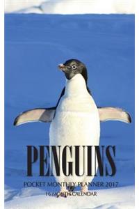 Penguins Pocket Monthly Planner 2017